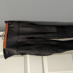 Faux Leather Moto Leggings